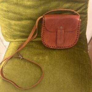 Brown Leather Crossbody Bag